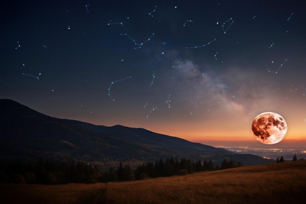 Settembre: un cielo sorprendente con l'eclissi di Luna