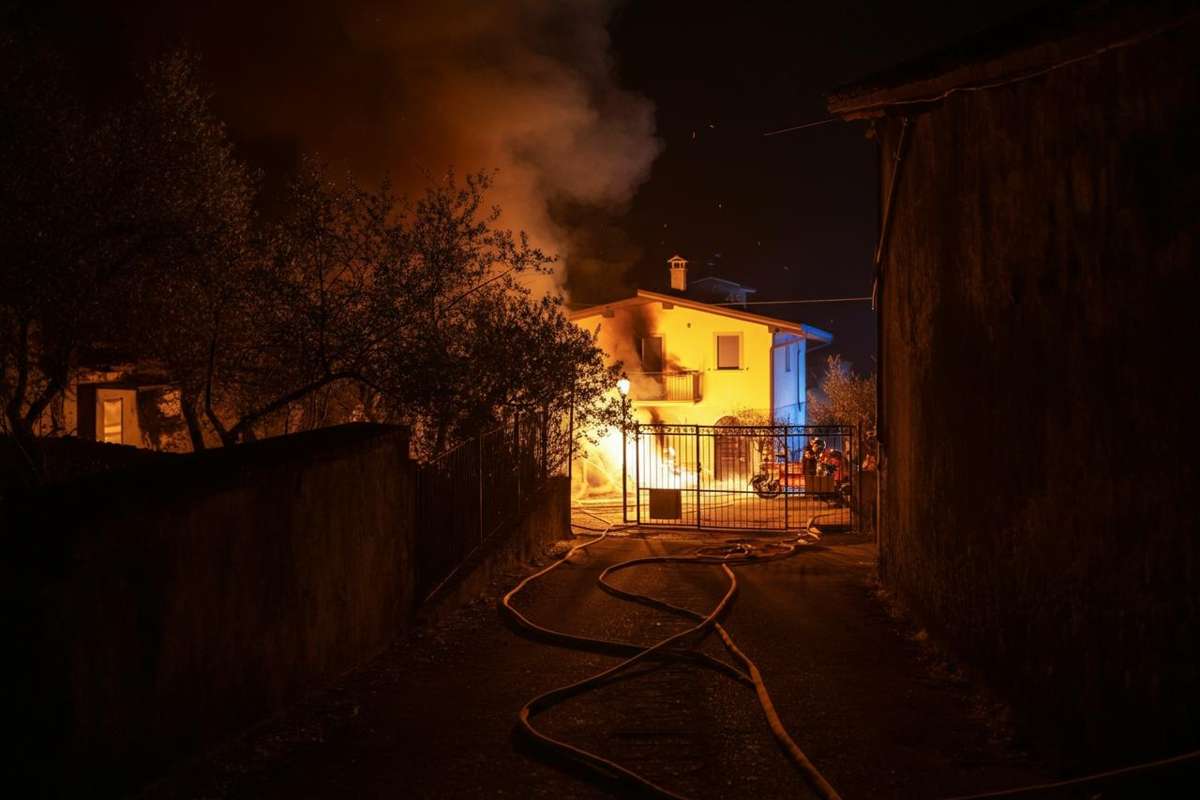 Tragedia nel Ravennate: incendio devasta casa e porta via una madre e sua figlia