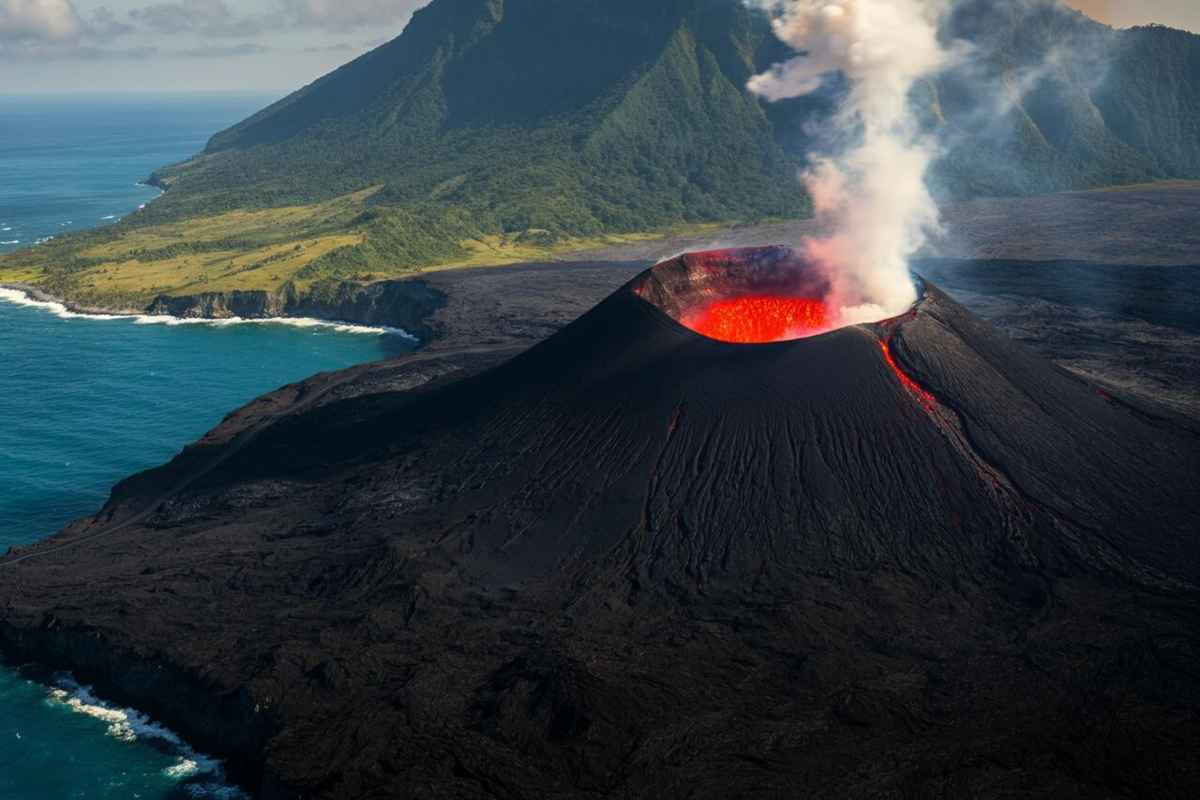 Un viaggio sorprendente nel cuore di un vulcano appena nato