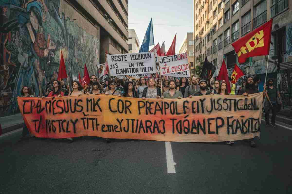 Diecimila persone in marcia a Roma per la Global Sumud Flotilla: un corteo pacifico verso piazza San Silvestro