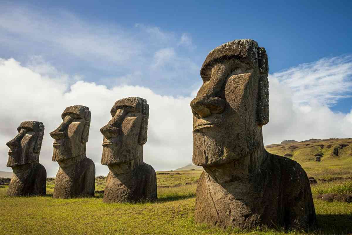 I segreti della fisica svelano come i moai venivano spostati sull'isola di Pasqua