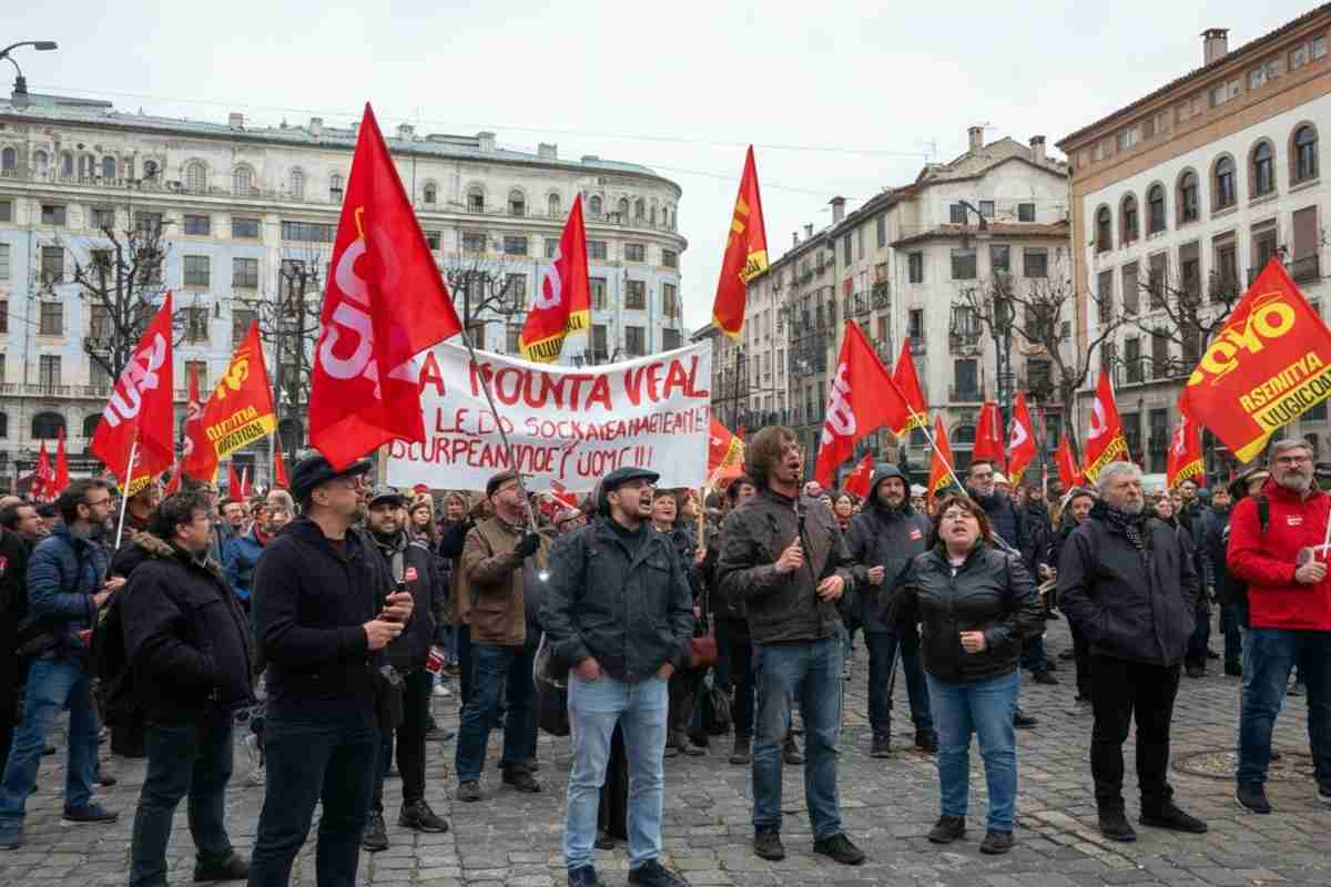 Il corteo della Cgil conquista San Giovanni con 'Bella ciao' in sottofondo