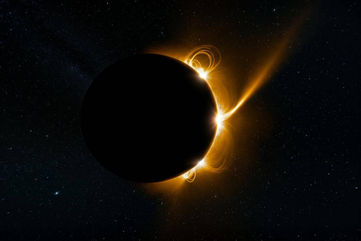 La sorprendente photobombing della Terra in una foto satellitare