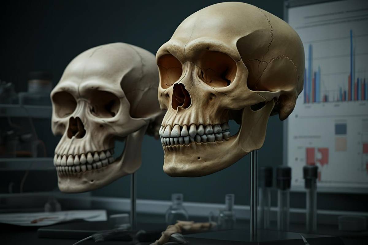 L'evoluzione rapida del cranio umano rispetto a quella delle scimmie