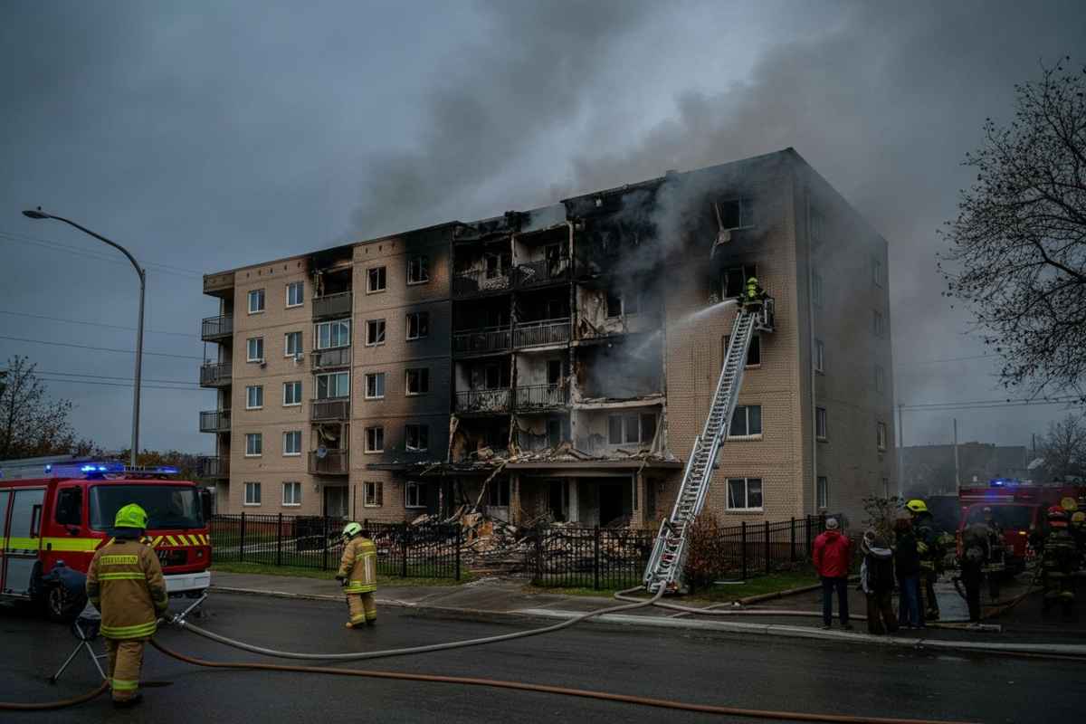 Tragedia nel Milanese: incendio in condominio provoca tre vittime