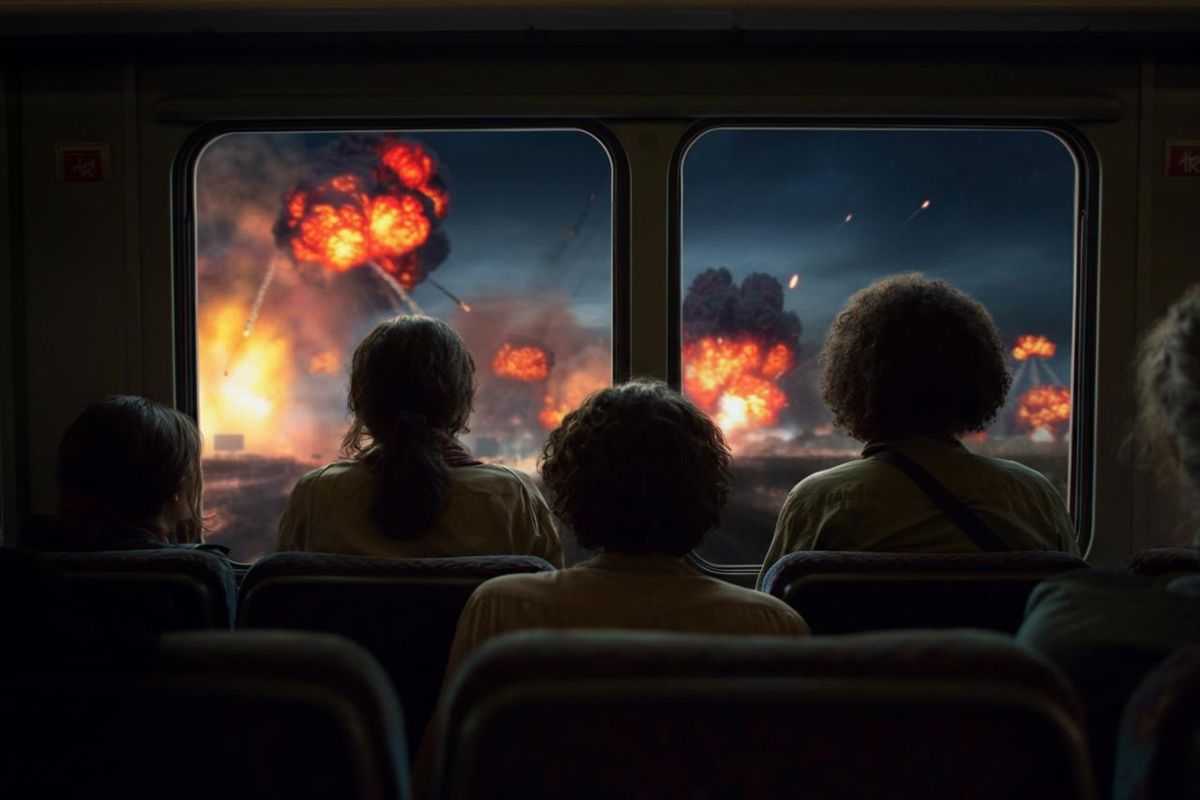 Vivere nel caos: come troviamo la serenità tra bombe ed esplosioni