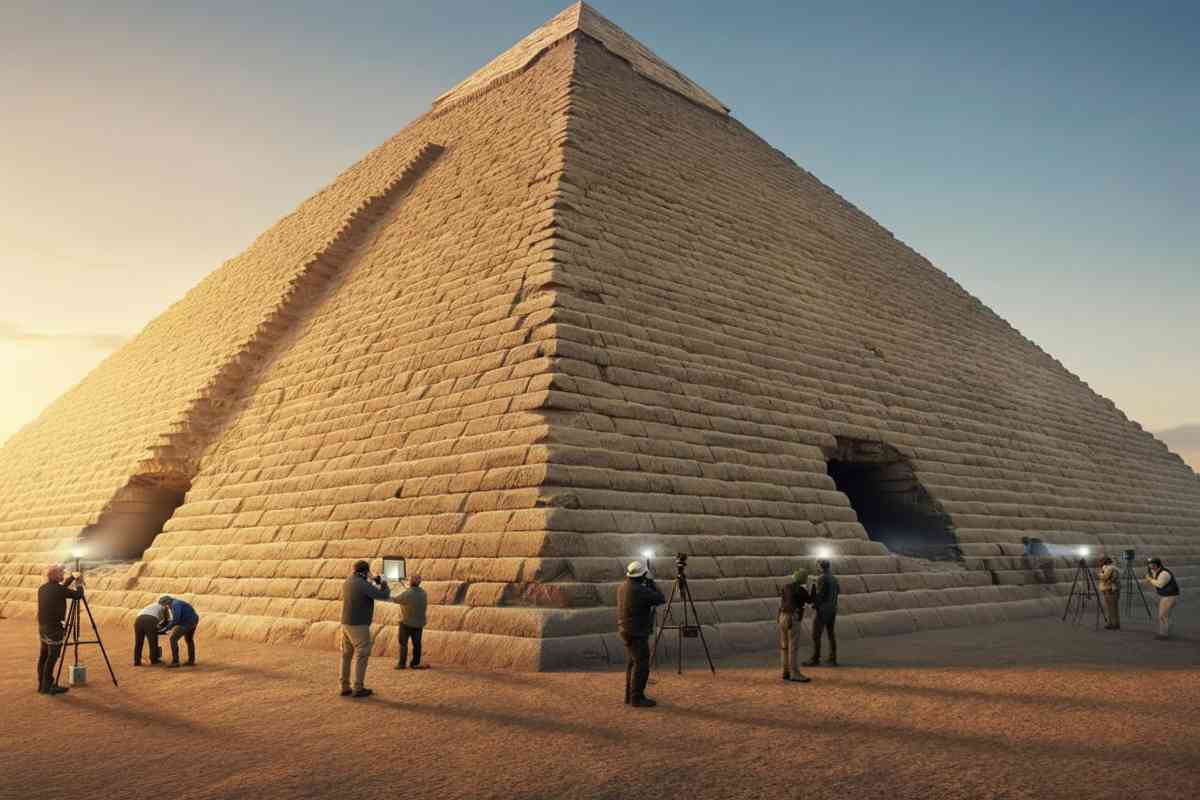 Due misteriose cavità svelate nella piramide di Micerino a Giza