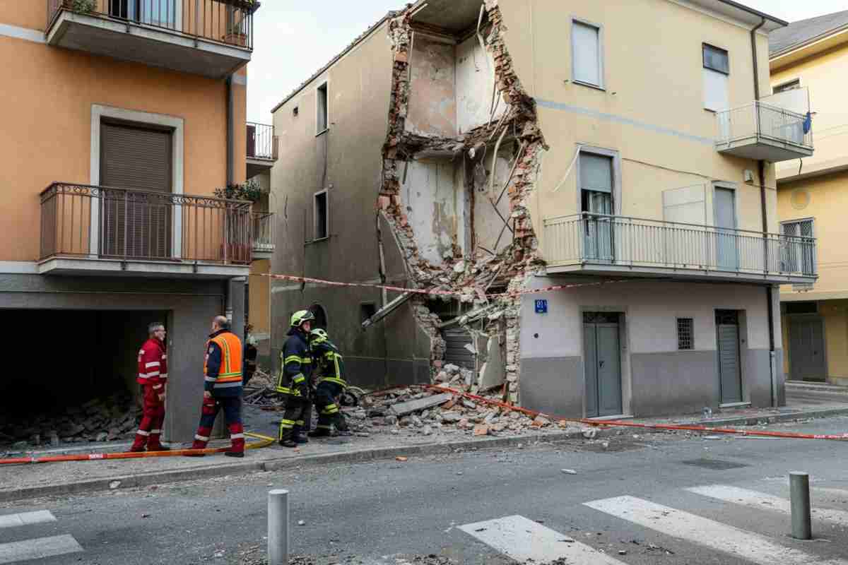 Fuga di gas a Torino: esplosione devasta palazzina e ferisce due persone