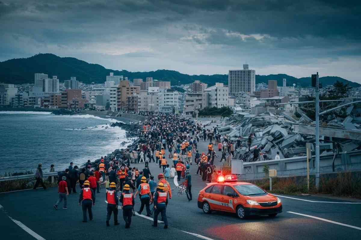 Giappone in allerta: scossa di 6.7 e rischio tsunami