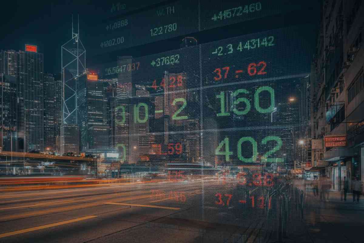 Hong Kong in rosso: avvio sotto pressione con un calo dell'1,22%