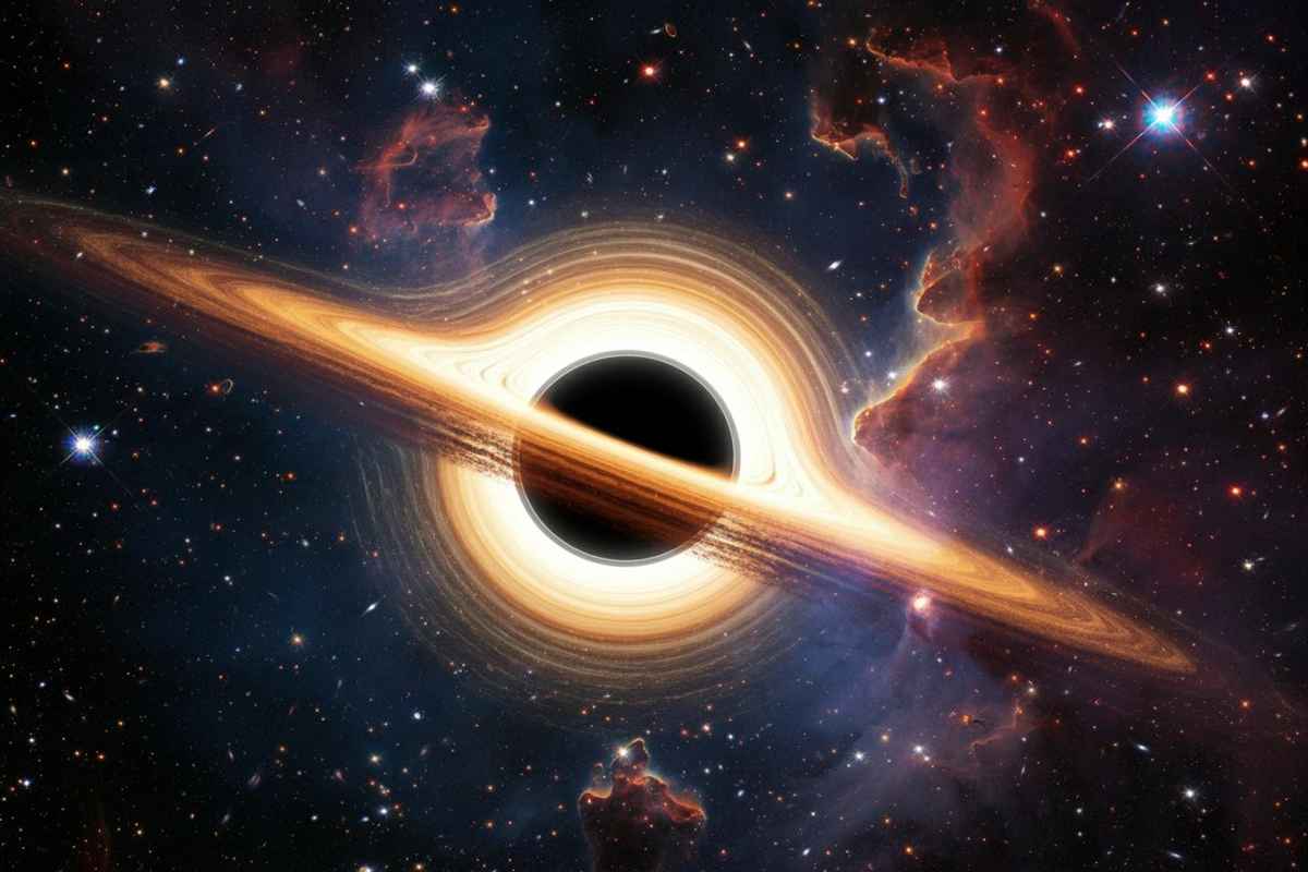 Il più grande e lontano brillamento di un buco nero mai osservato