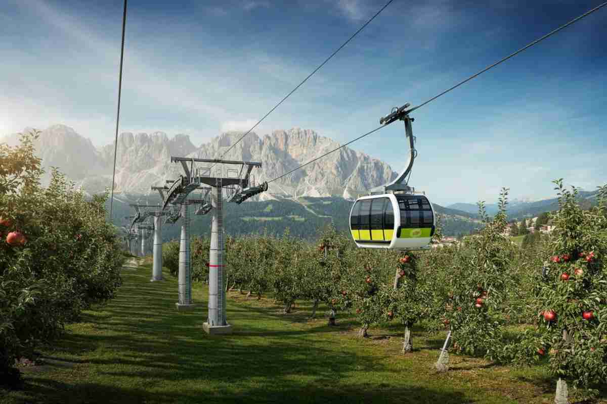 La funivia delle mele: un viaggio tra tradizione e innovazione italiane