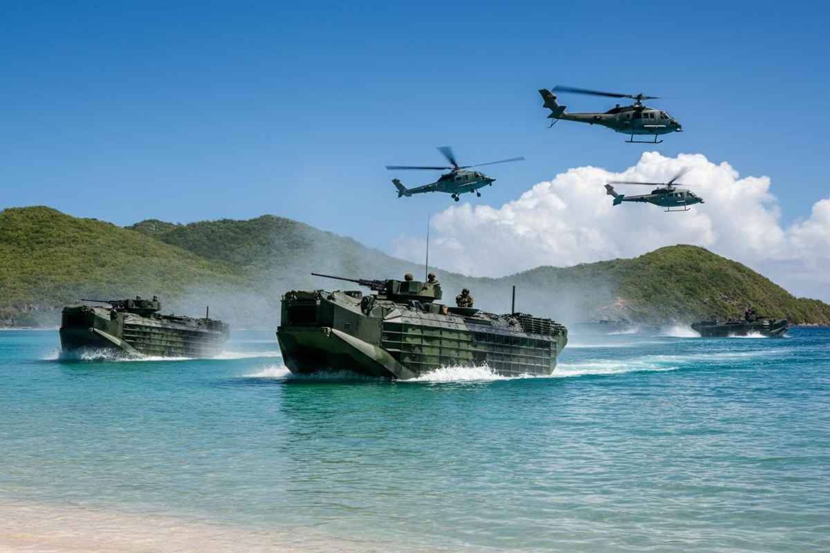 Manovre spettacolari: i Marines in azione a Porto Rico