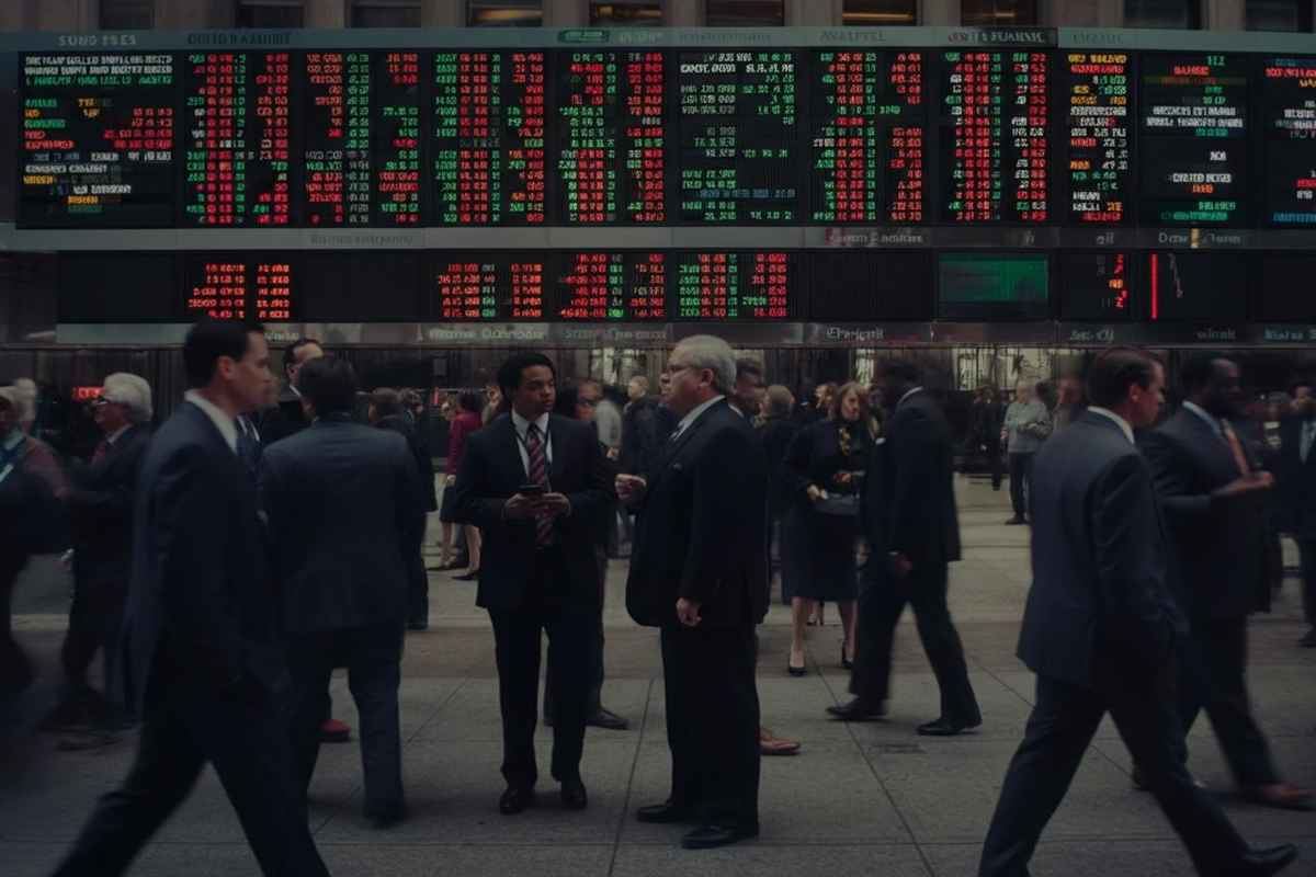 Milano in calo: le banche affondano, Azimut brilla nel mercato