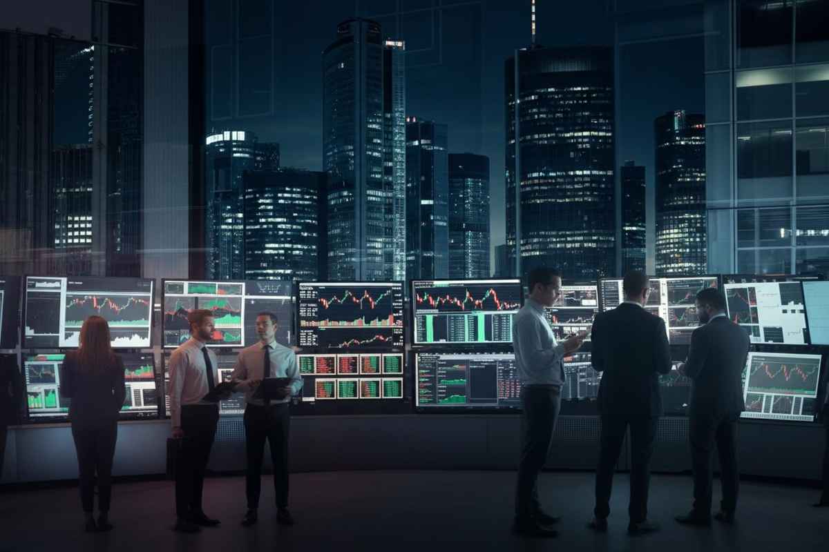 Milano in difficoltà: energia e banche tra alti e bassi