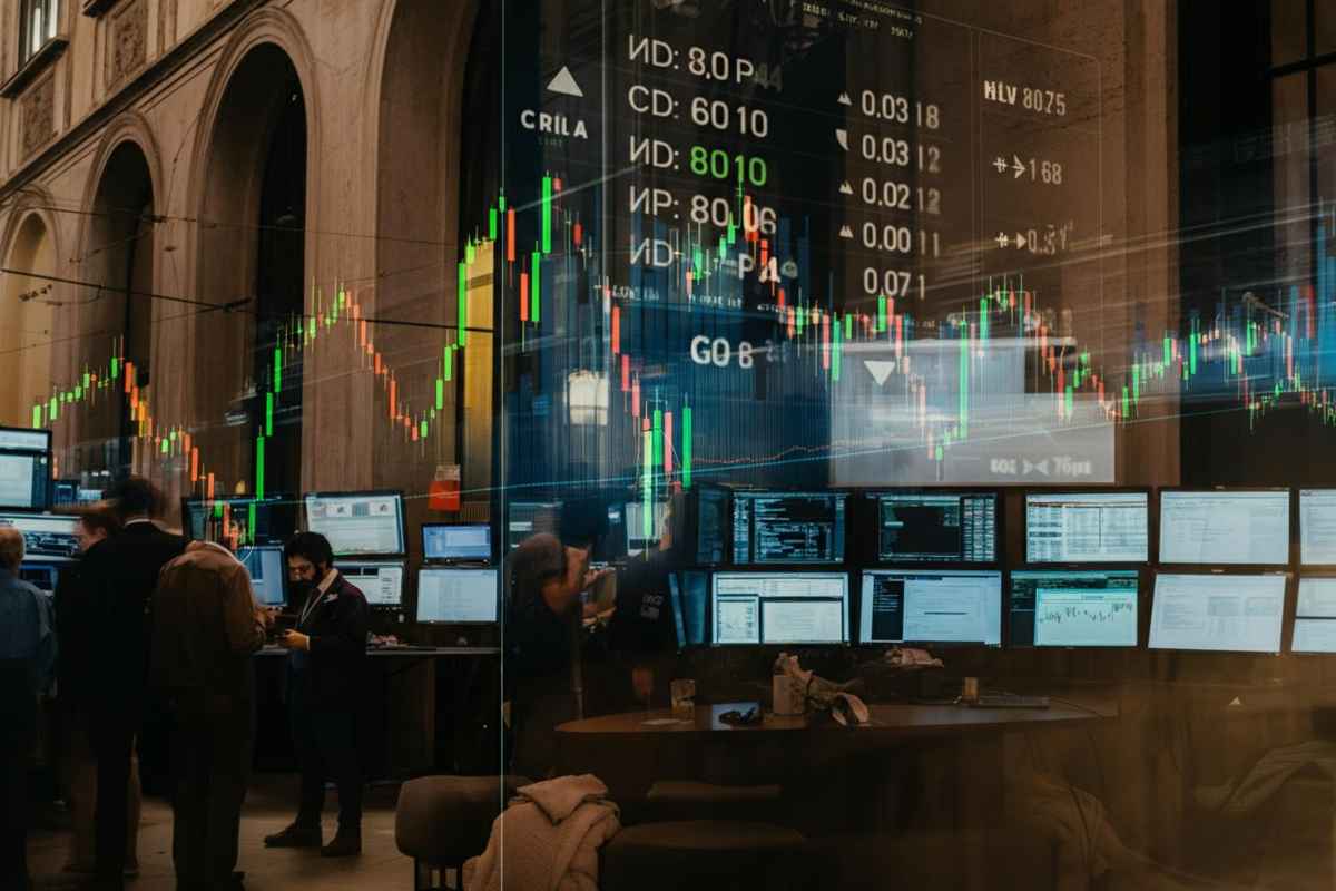 Milano in rosso: la borsa scivola ulteriormente con un calo dello 0,4%