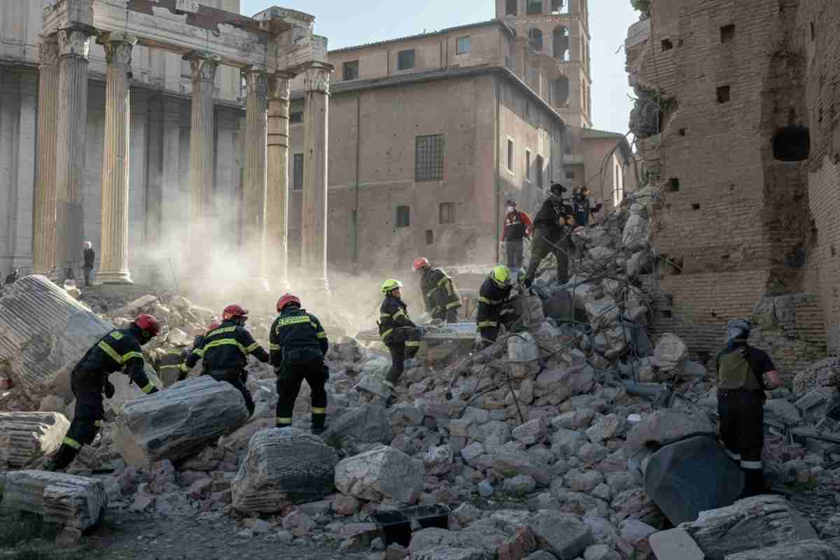 Miracolo a Roma: operaio trovato vivo tra le macerie