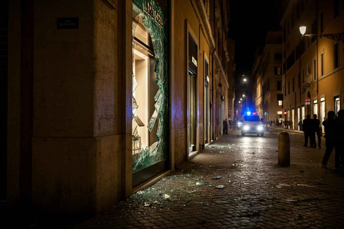 Notte di terrore a Roma: assalto al magazzino di Louis Vuitton, caccia ai ladri in fuga