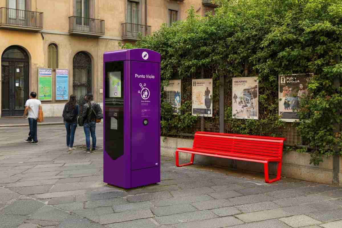 Reale Group presenta Punto Viola a Torino: inaugurazione della panchina rossa simbolo di solidarietà