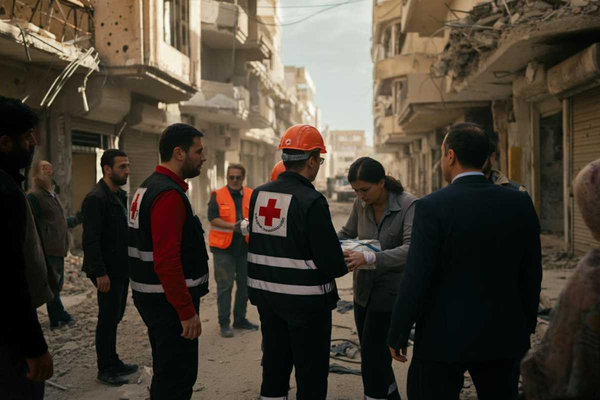 Ricerche della Croce Rossa e Hamas per recuperare corpi nella zona dell'IDF