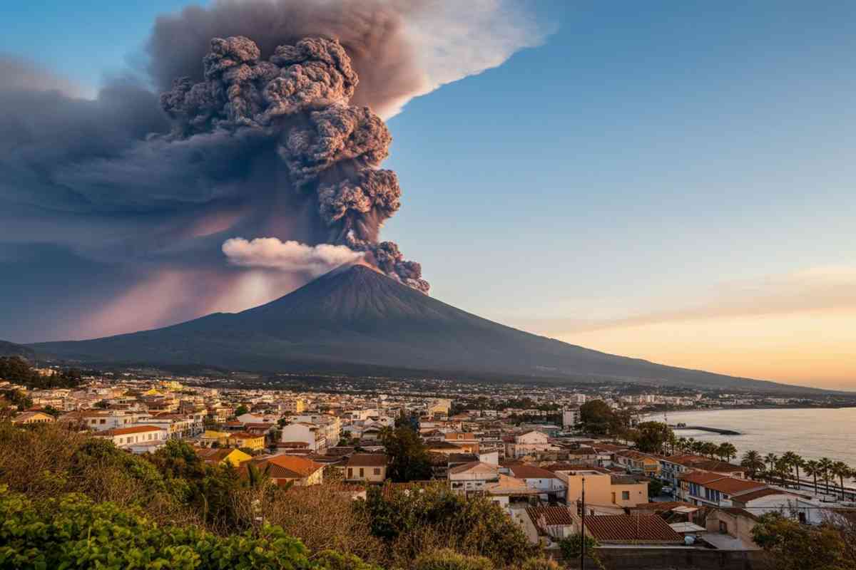 Sakurajima esplode: una spettacolare colonna di cenere avvolge il Giappone