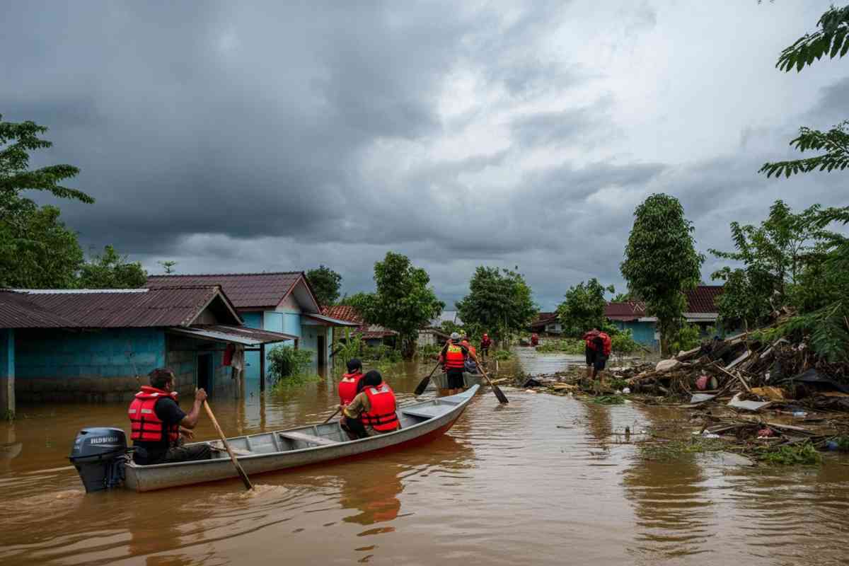 Tragedia in Indonesia: il bilancio delle vittime delle inondazioni raggiunge le 84 unità