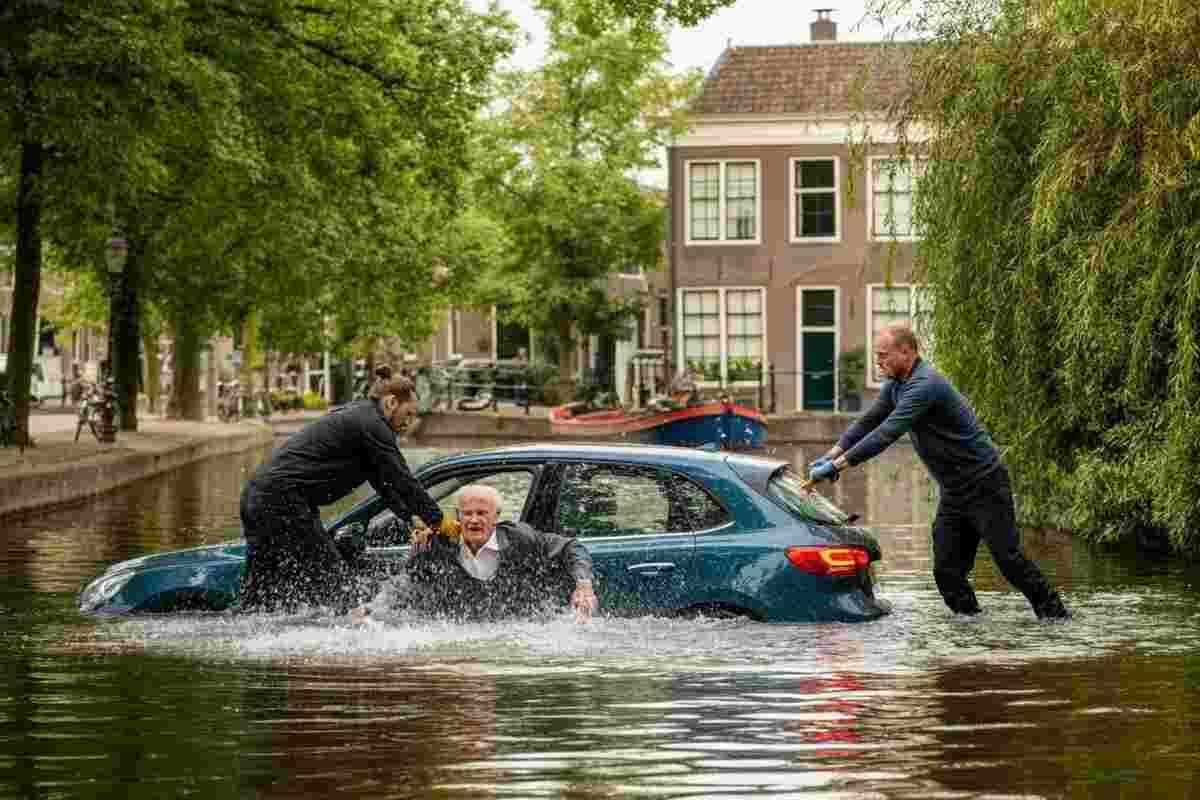 Un eroe in azione: il salvataggio drammatico di un imprenditore a Padova
