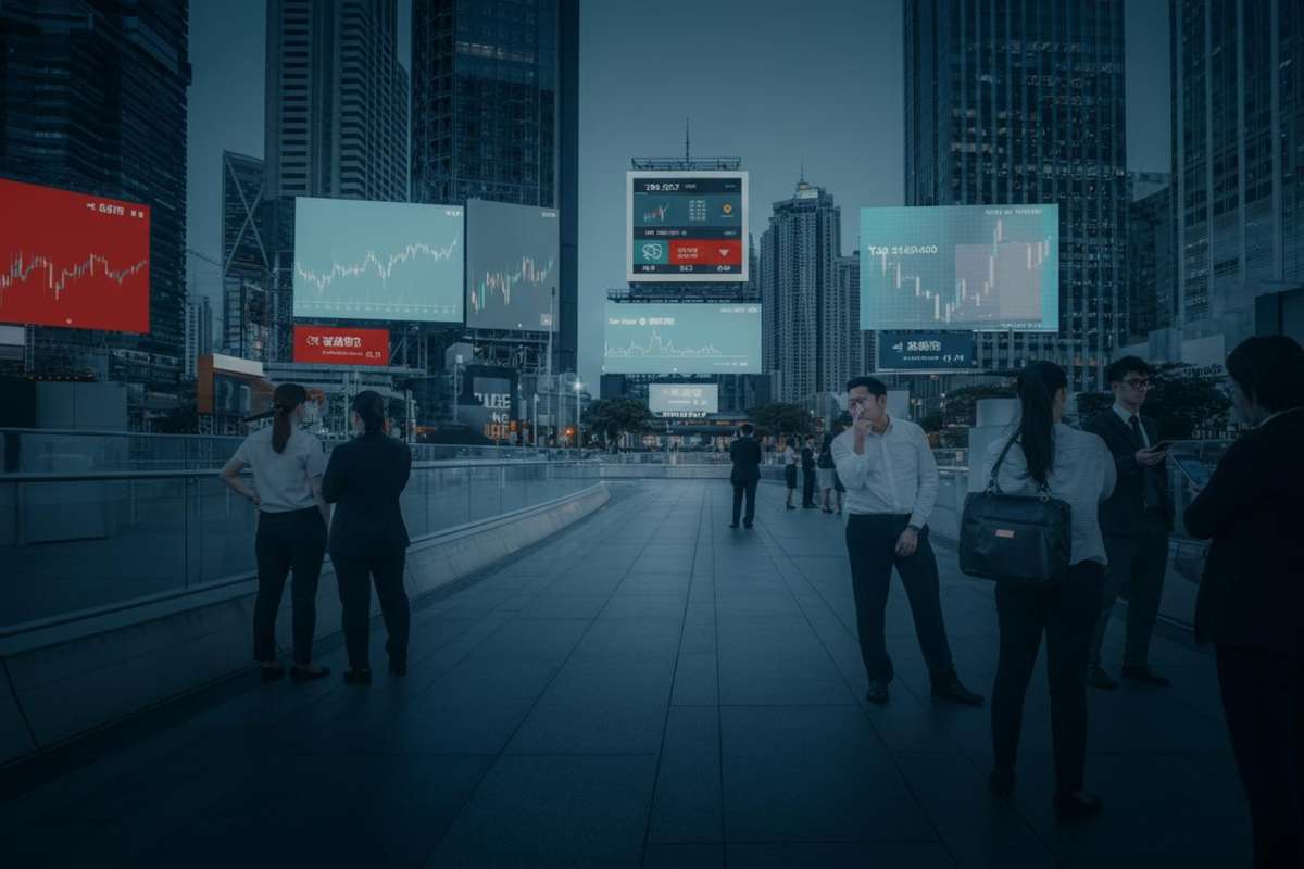 Borsa asiatica in calo: cresce l'ansia per il futuro dell'IA