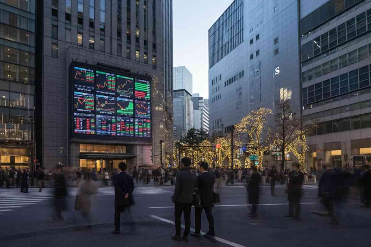 Borsa di Tokyo in crescita: apertura positiva con un +0,39%
