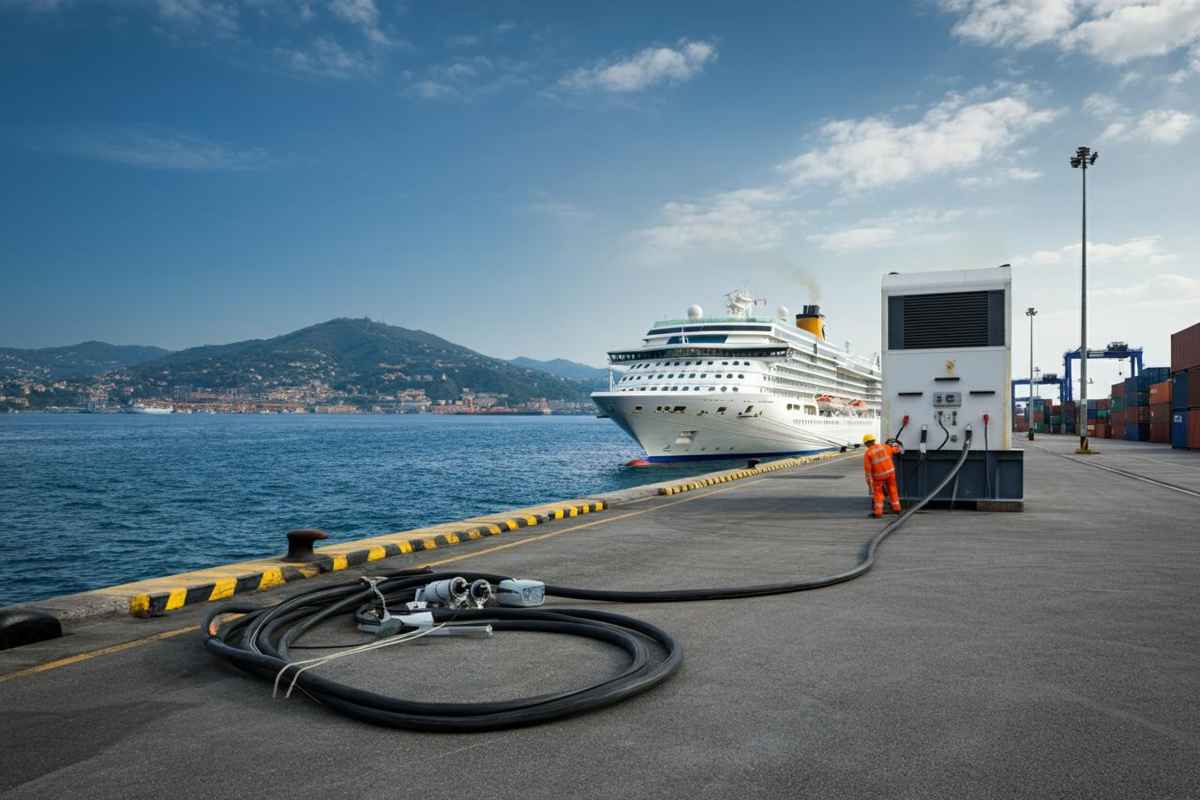 Collegamento elettrico in prova per la Costa Toscana a La Spezia