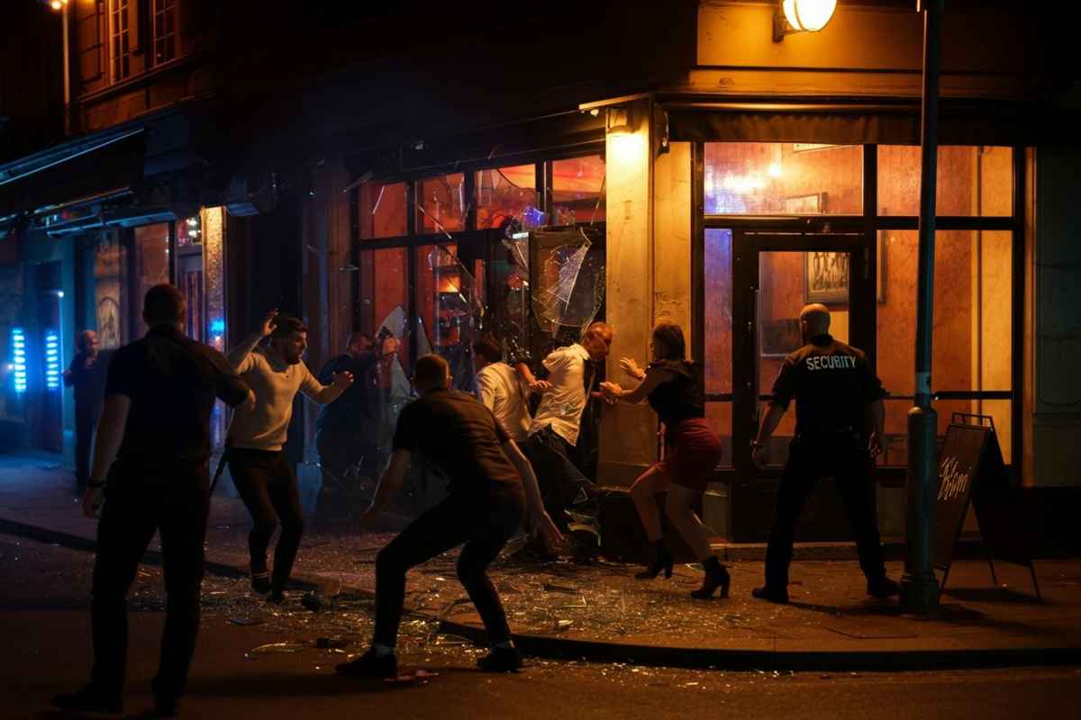 Giovane armato di machete assalta un locale: la paura tra i clienti raccontata in un video