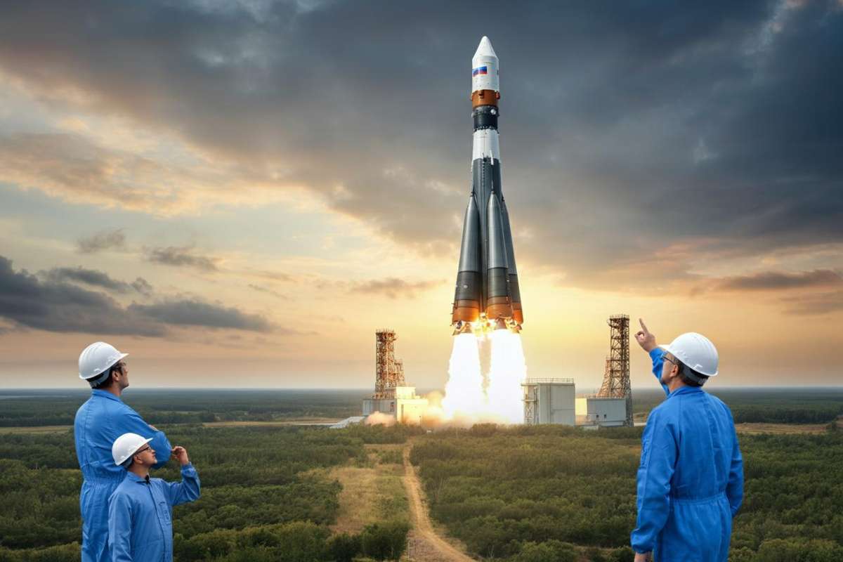 Iran svela tre nuovi satelliti con il lancio del razzo russo Soyuz