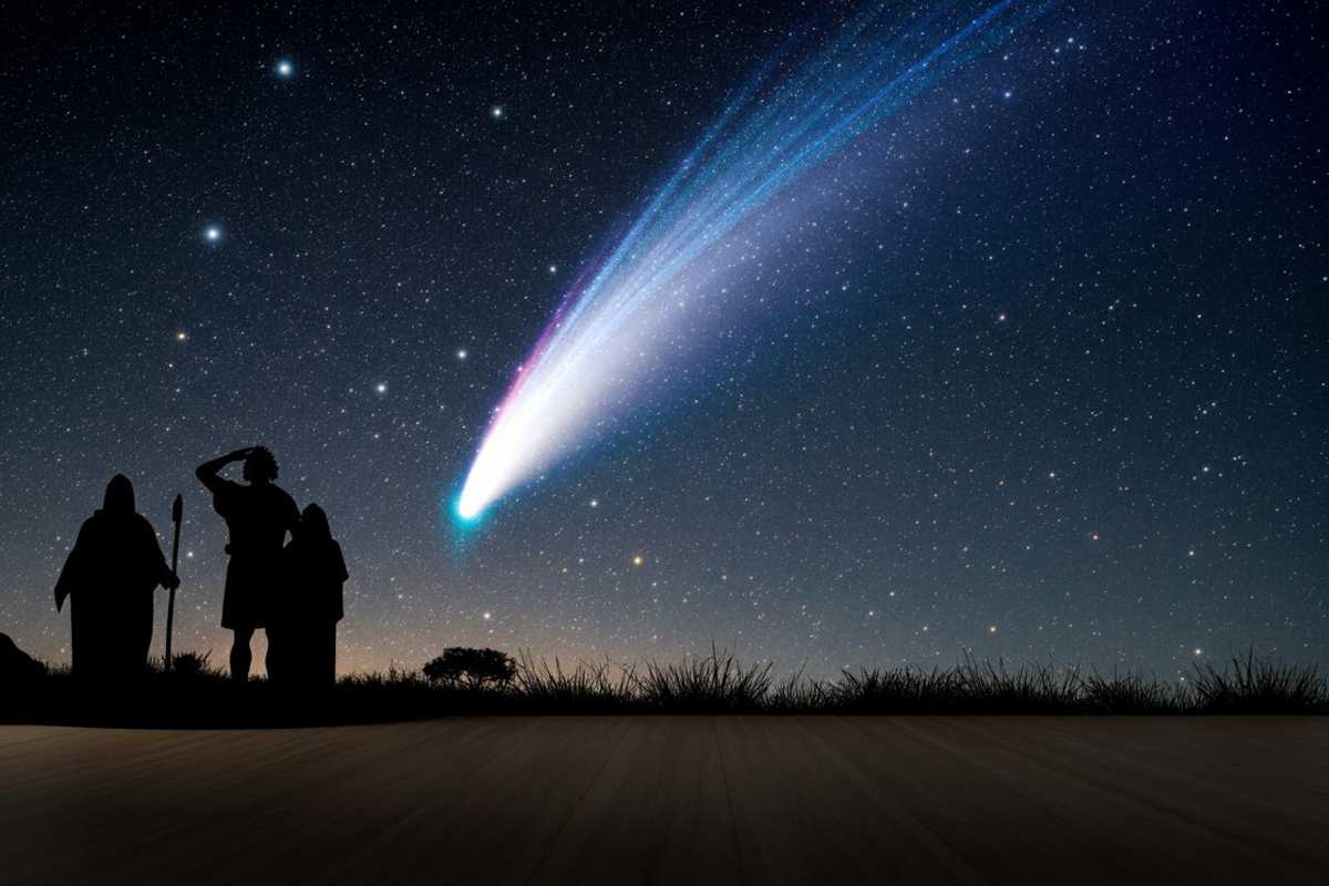 La cometa misteriosa che potrebbe aver ispirato la stella di Betlemme