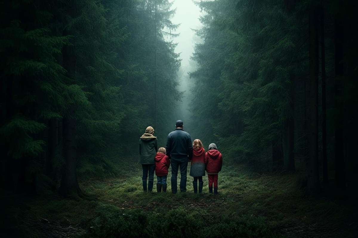 Madre in difficoltà: una famiglia nel bosco e il silenzio che pesa