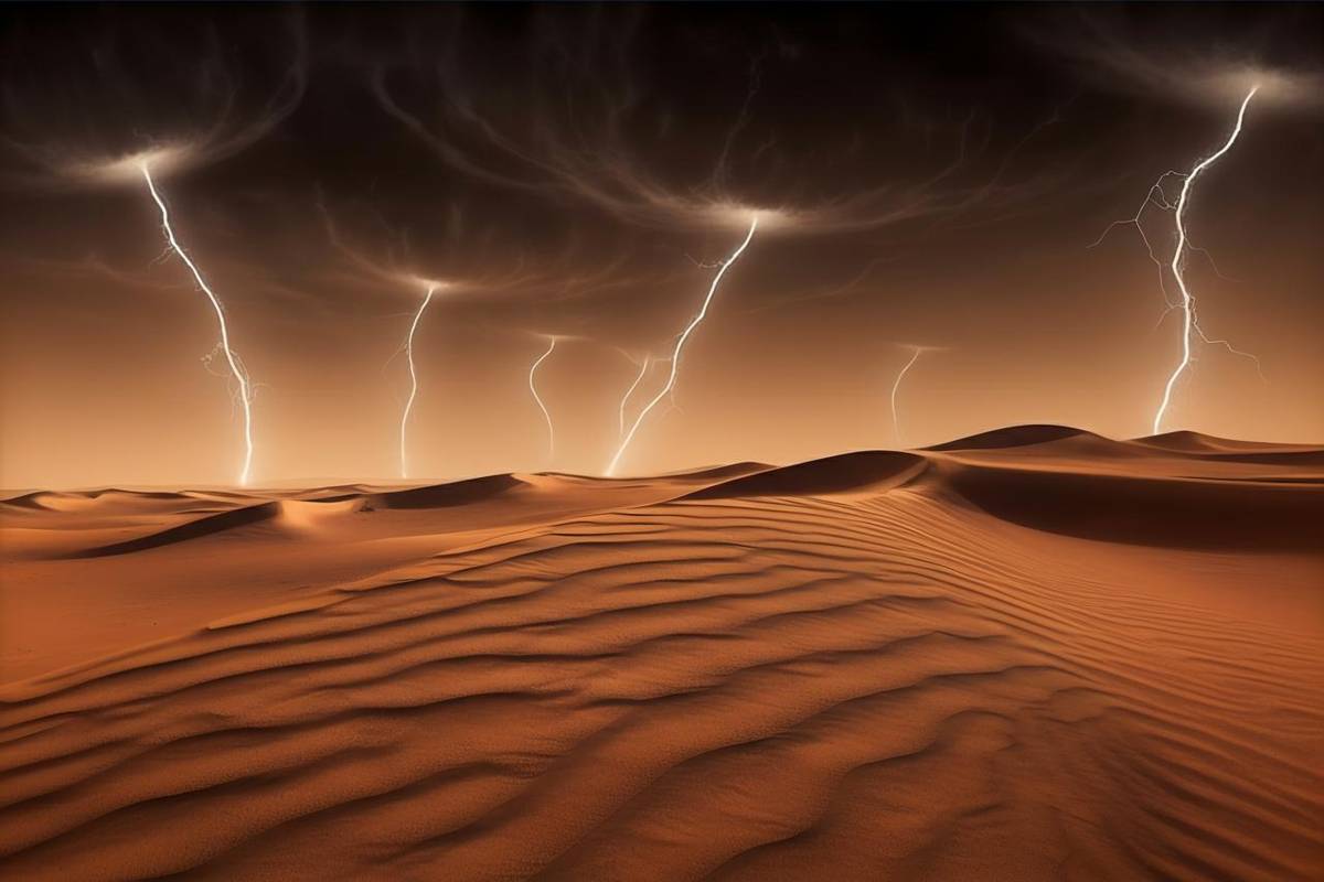 Marte svela i suoi segreti: tracce di fulmini scoperte per la prima volta