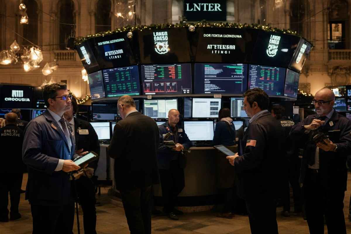 Milano in ribasso: il Ftse Mib scivola dello 0,2%