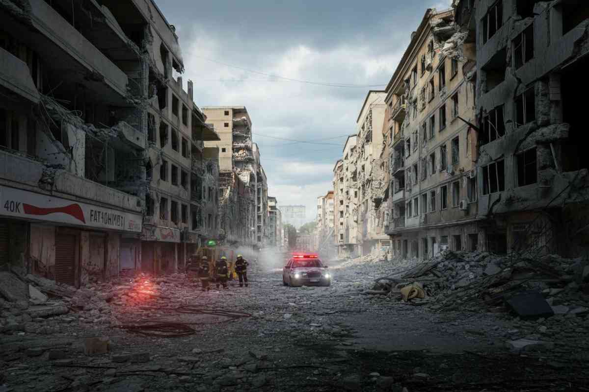 Notte di terrore a Kiev: bombardamenti devastanti e feriti tra la popolazione