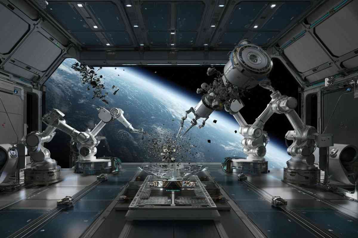Reti e officine in orbita: la battaglia contro i detriti spaziali
