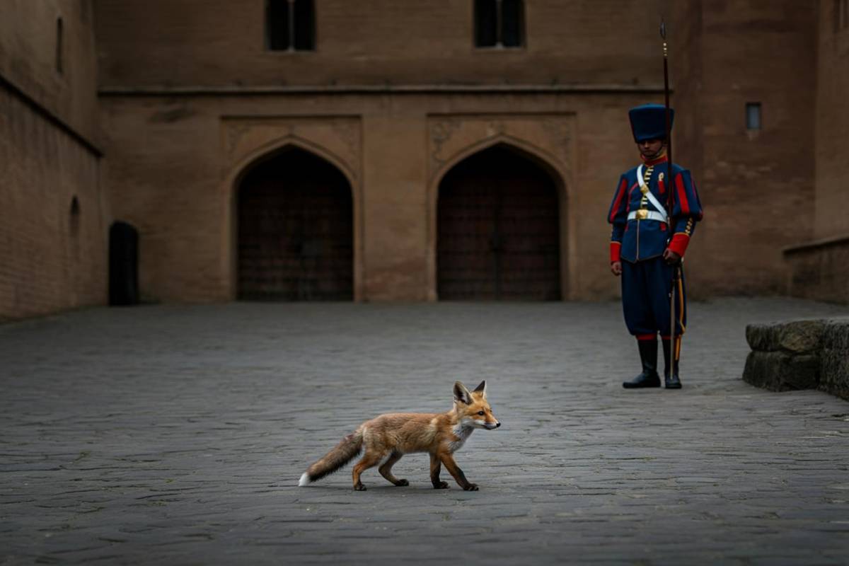 Un cucciolo di volpe fa il suo ingresso in Vaticano: la curiosità delle guardie svizzere e la caccia riaperta?