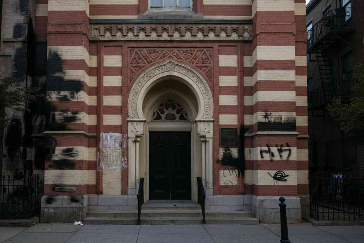 Vandalismo in sinagoga: la procura di Roma avvia un'inchiesta per odio razziale