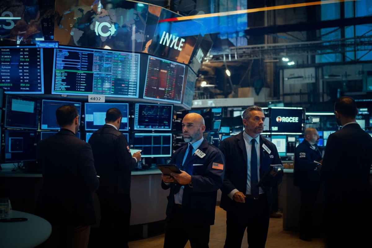 Borsa europea in discesa: Milano perde il 0,4% dopo il crollo di Wall Street