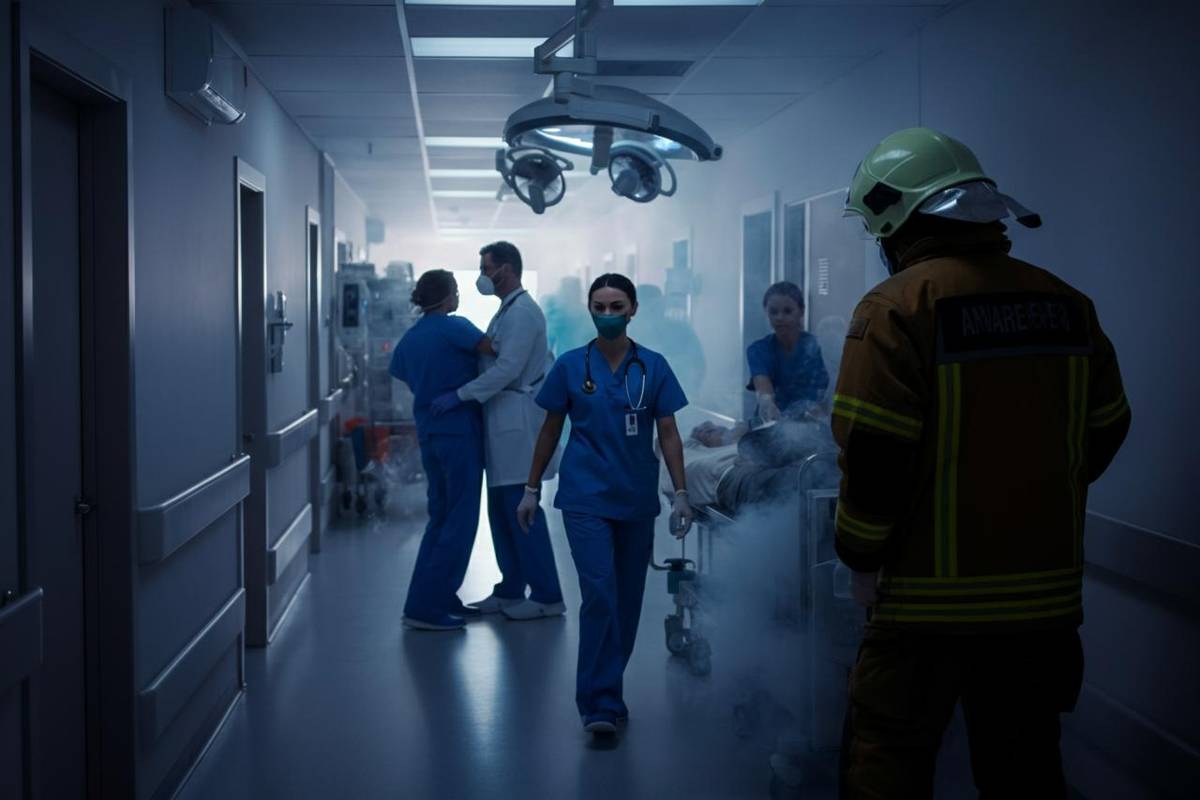 Fiamme all’ospedale Sacco di Milano: 130 pazienti evacuati e archivio clinico in pericolo