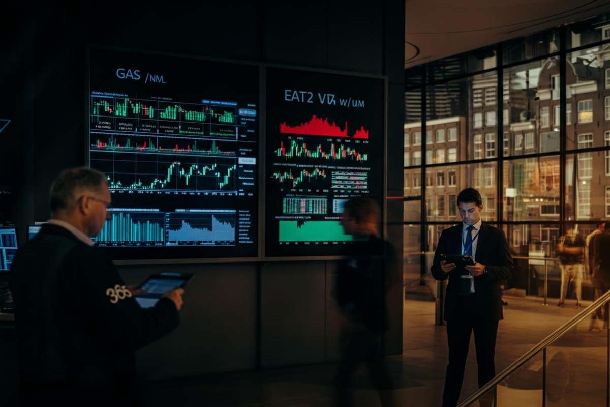 Gas in caduta libera: -4,4% ad Amsterdam