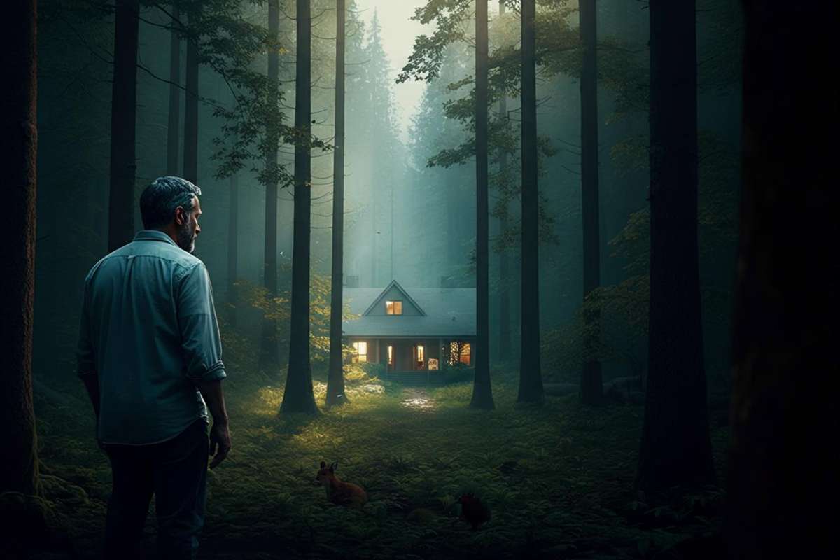 Il dramma del papà nella foresta: un'ora a Capodanno per riabbracciare i figli con il sindaco al suo fianco