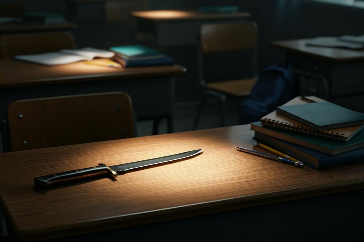 La foto inquietante della lama in classe: il momento prima dell'omicidio su Whatsapp