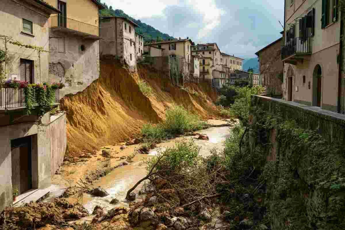 Niscemi, il sindaco Di Martino: «Dieci anni di attese e frane, il torrente minaccia il nostro futuro»