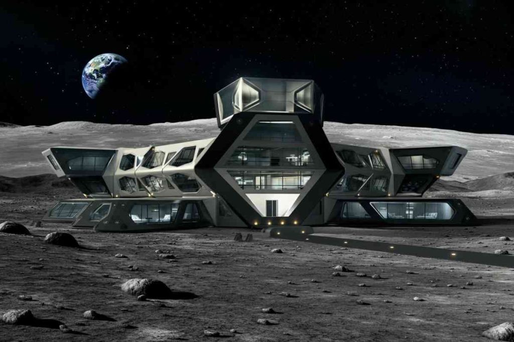 Prenota la tua stanza nel primo hotel sulla Luna con una caparra da un milione di euro!