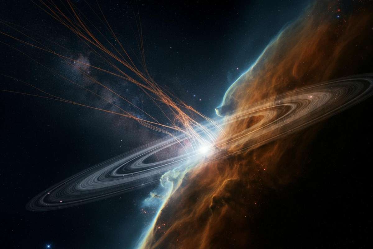 Scoperta straordinaria: filamenti caotici avvolgono la più grande culla di pianeti mai vista