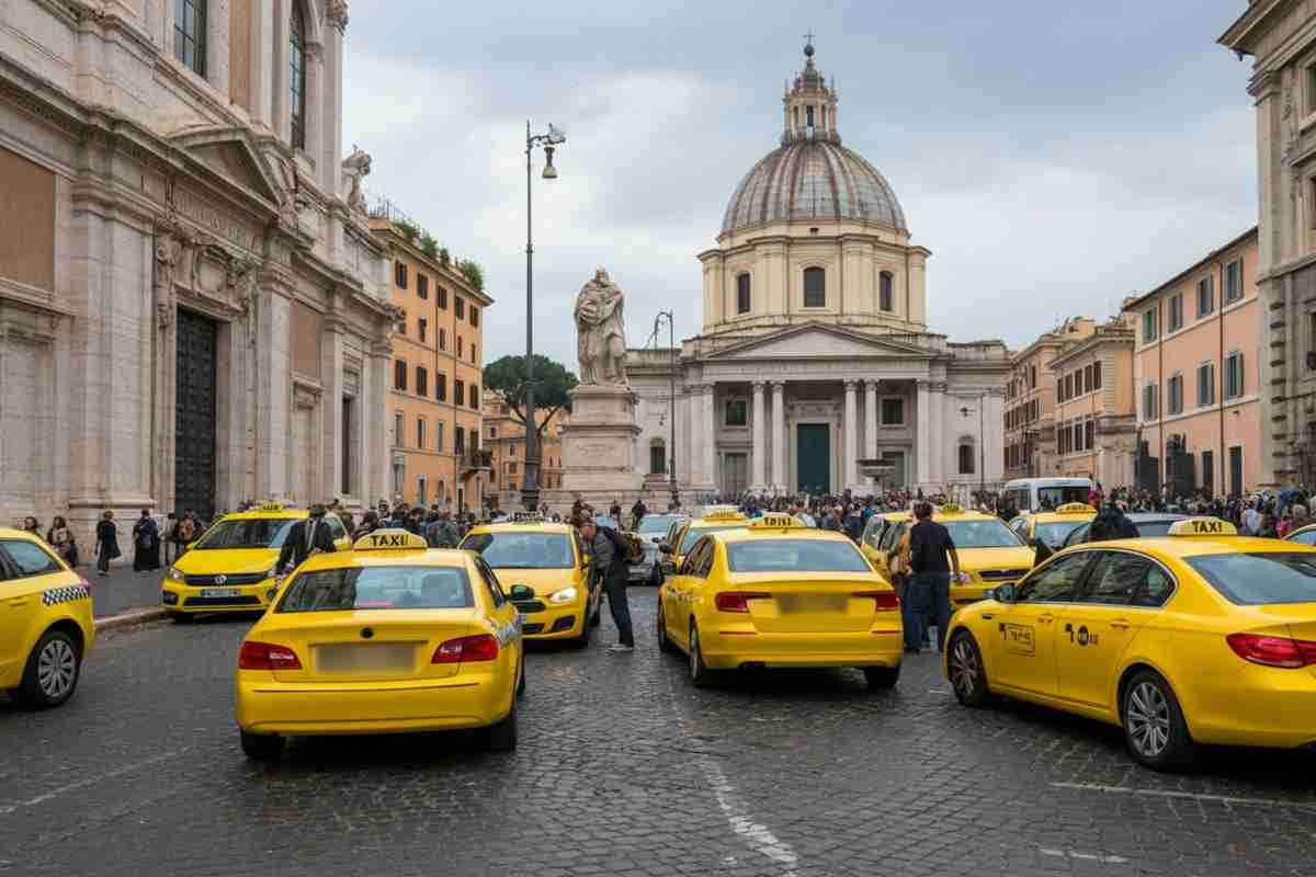 Taxi in rivolta: sciopero nazionale il 13 gennaio contro Uber e abusivi, cortei e presidi a Roma