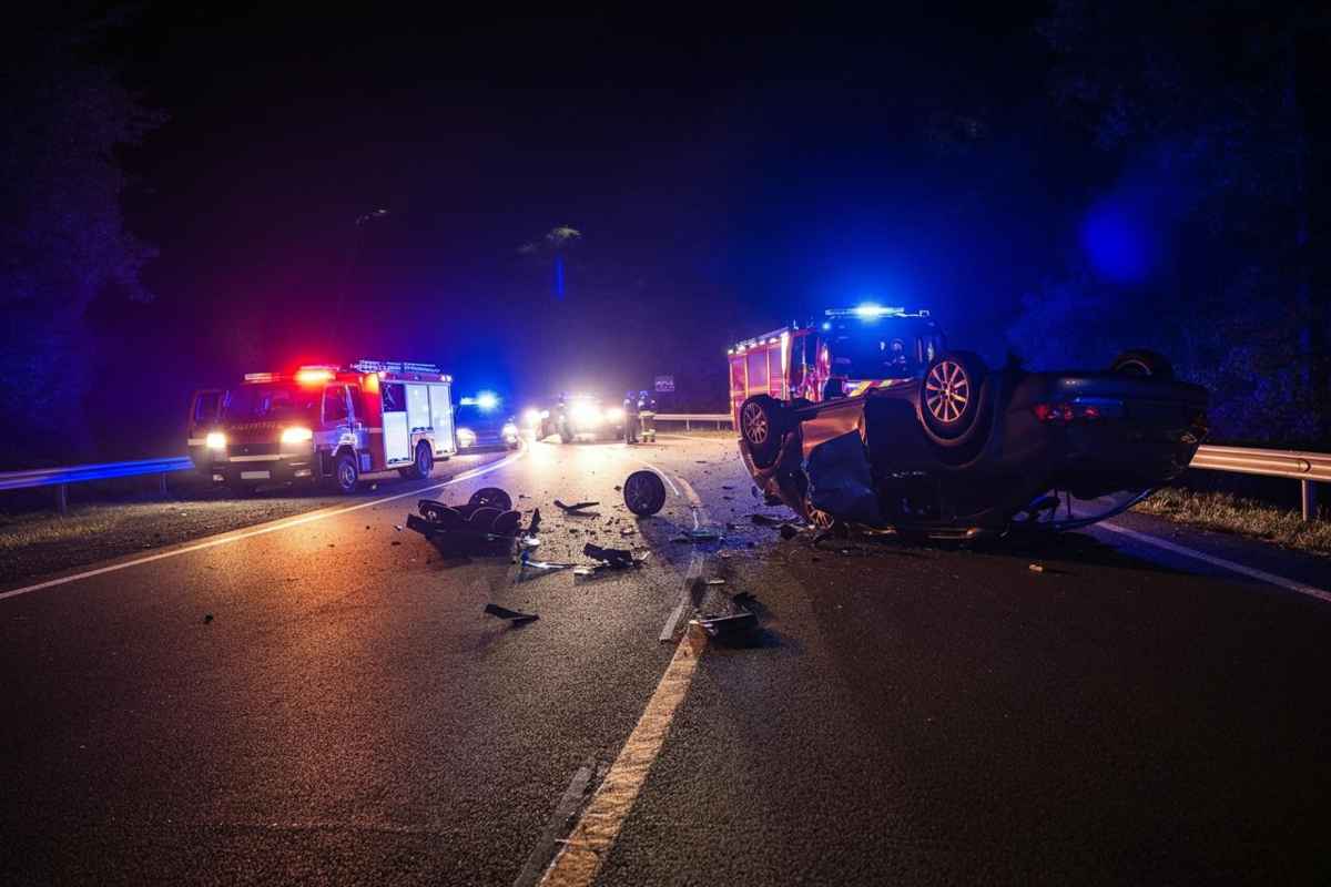 Tragedia a Roma: scontro tra auto provoca tre morti e un ferito grave